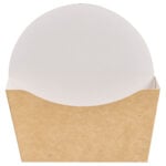 Kraft bagel scoop, empty, front view.