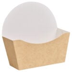 Kraft bagel scoop, empty angled view.