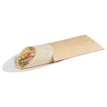 Kraft wrap pocket filled with ham salad wrap.